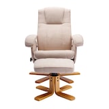thumbnail of SVITA Charles Relaxsessel Hocker Sessel Beige Fernsehsessel Drehsessel Polyester Beige