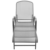 thumbnail of vidaXL Ligbedden 2 stuks met tafel staal antraciet