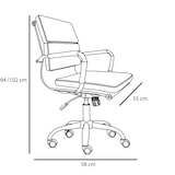 thumbnail of Sillón de Oficina Fenix reclinable Negro, Piel sintética, Altura Ajustable, Diseño ergonómico
