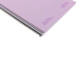 thumbnail of Caderno A4+ capa extra rígida 80H 80G pautado microperfurado 1 faixa colorida Navigator Lavanda