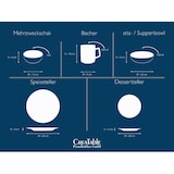 thumbnail of CreaTable Nordic Fjord Frost Kombiservice 30-tlg Steinzeug