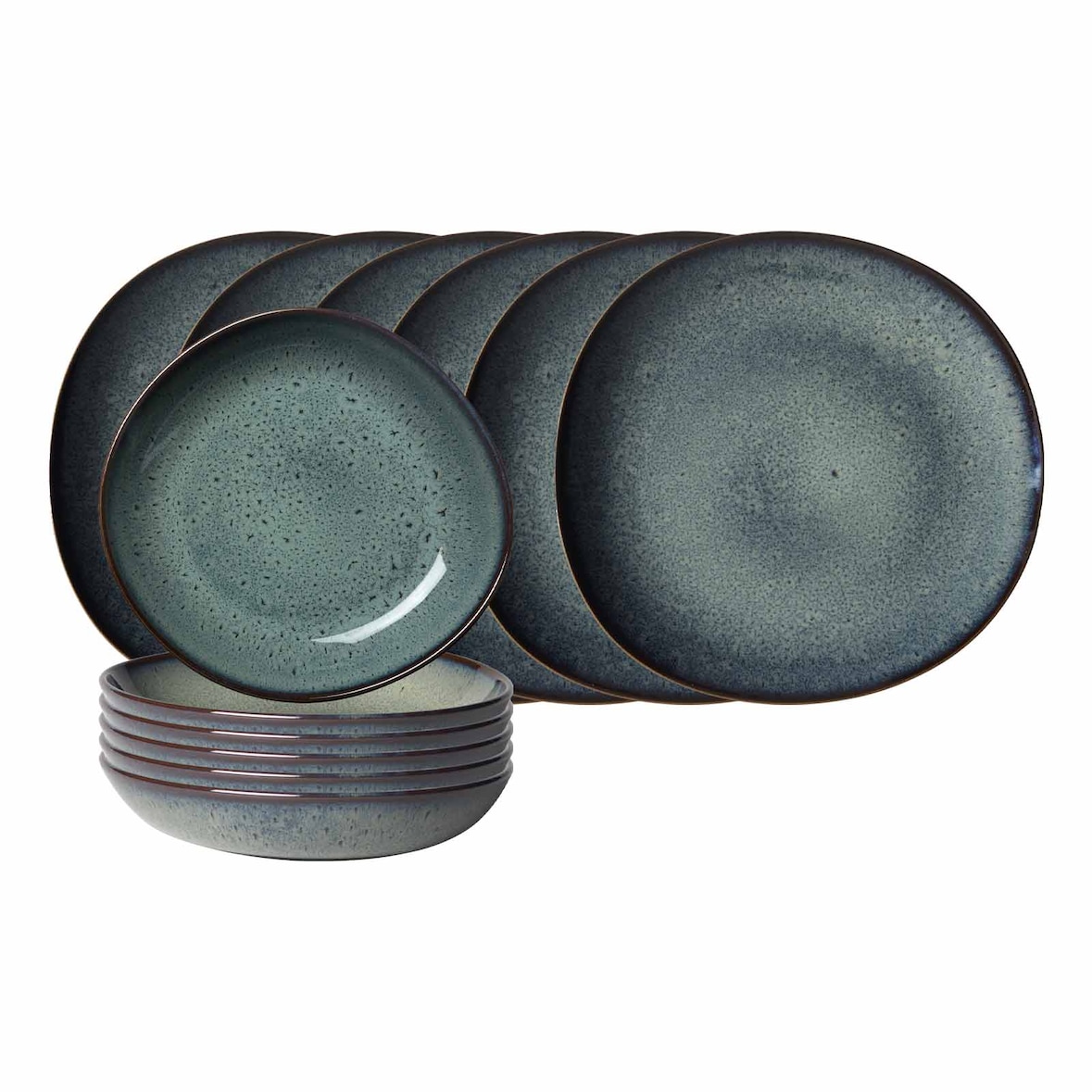 like. by Villeroy & Boch Lave gris Tafel-Set 12-teilig