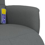 thumbnail of vidaXL Massagesessel mit Fußteil Dunkelgrau Stoff