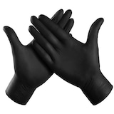 thumbnail of Gedikum | Guantes de nitrilo | Guantes desechables | Guantes desechables | Paquete de 10 x 100 | Negro| Talla M