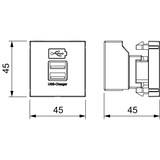 thumbnail of OBO Bettermann USB Ladegerät MTG-2UC2.1 SWGR1 6105302