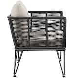 thumbnail of tectake Cadeirões de jardim SUNDO em design de corda - Conjunto de 4 antracite