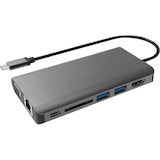 thumbnail of GENERIQUE Mini Dock USB-C HDMI-VGA-LAN-2 USB-A +SD+Audio USB-C PD 100W