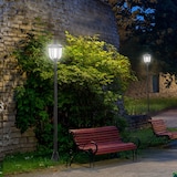 thumbnail of Outsunny Farola Solar Exterior 6 LEDS Autonomía 6-8 Horas Encendido Automático Ф26,5x177cm