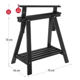 thumbnail of Cavalletto "ARCHI-TEC" tinto di nero