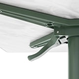 thumbnail of Base de mesa basculante de 72 cm en aluminio verde oscuro