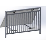 thumbnail of Jet-Line®  Balkonkraftwerkhalterung | Geländer Befestigung | für 1 Solarmodule | Neigungswinkel 25-4