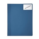 thumbnail of Schnellhefter mit weissen Heftzungen, Taschen vorn+innen,A4, blau