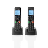 thumbnail of Motorola DOT202 Confezione 2 telefoni cordless, vivavoce, blocco chiamate, rubrica 100 contatti – Nero