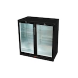 thumbnail of Gastro-Cool – Réfrigérateur à bouteilles avec porte vitrée – noir – porte battante – GCUC200