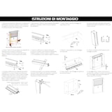 thumbnail of Zanzariera Universale A Rullo Avvolgibile Profilo Riducibile Regolabile Per Finestra Balconi Con Frizione Telaio Alluminio Bianco 100 X 160 Cm