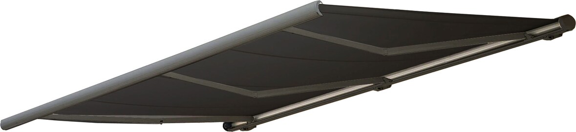 Funda de recambio para toldo T122, cofre completo Funda de recambio protección solar 4x3m ~ Poliéster antracita
