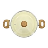 thumbnail of Menastyl - Faitout 24cm colorama crème - en aluminium - revêtement antiadhésif en céramique