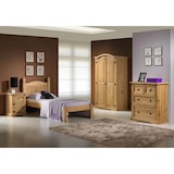 thumbnail of Möbilia nachtkastje | 1 deur, 1 lade | massief grenen | B 53 x D 38 x H 67 cm | honingkleurig, in de was gezet | 19020027 | NACHTKOMMODE serie