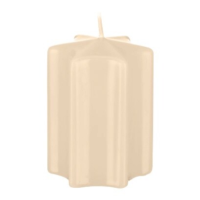 Sternkerzen Schwimmkerzen Vanilla Bisquit 3,5 x Ø 6 cm, 16 Stück