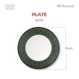 thumbnail of Wilmax Servierplatte 30 cm Grün Porzellan WL-667517/A