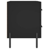 thumbnail of Tables de chevet 2 pcs noir 40x35x47,5 cm bois d’ingénierie – Modèle Approche