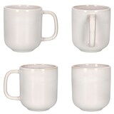 thumbnail of 6er Set Reactive Glaze Paris Kaffeebecher 350ml Pink Teetassen Kakao zylindrisch