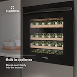 thumbnail of Klarstein Vinoline 30 Built-In Uno Weinschrank | 30 Flaschen | integrierbar | LED | leise Schwarz
