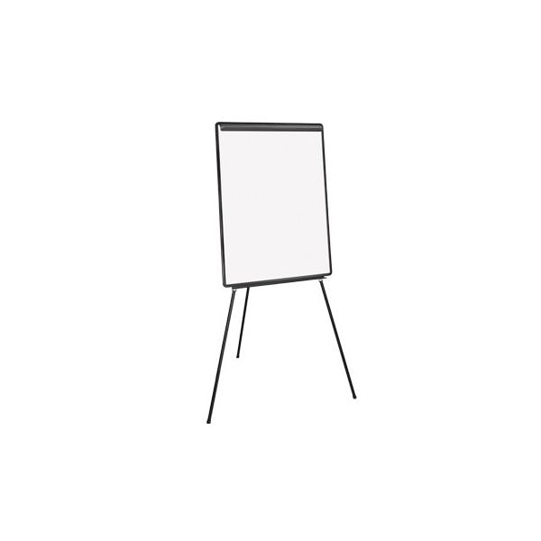 Pizarra Trípode 70x100cm Flip Chart con Ruedas Gris Clásico