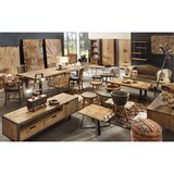 thumbnail of SIT Möbel Esstisch aus recyceltem Teak, Gestell in antikschwarz | B 220 x T 100 x H 76 cm | natur | 15142-11 | Serie TISCHE & BÄNKE