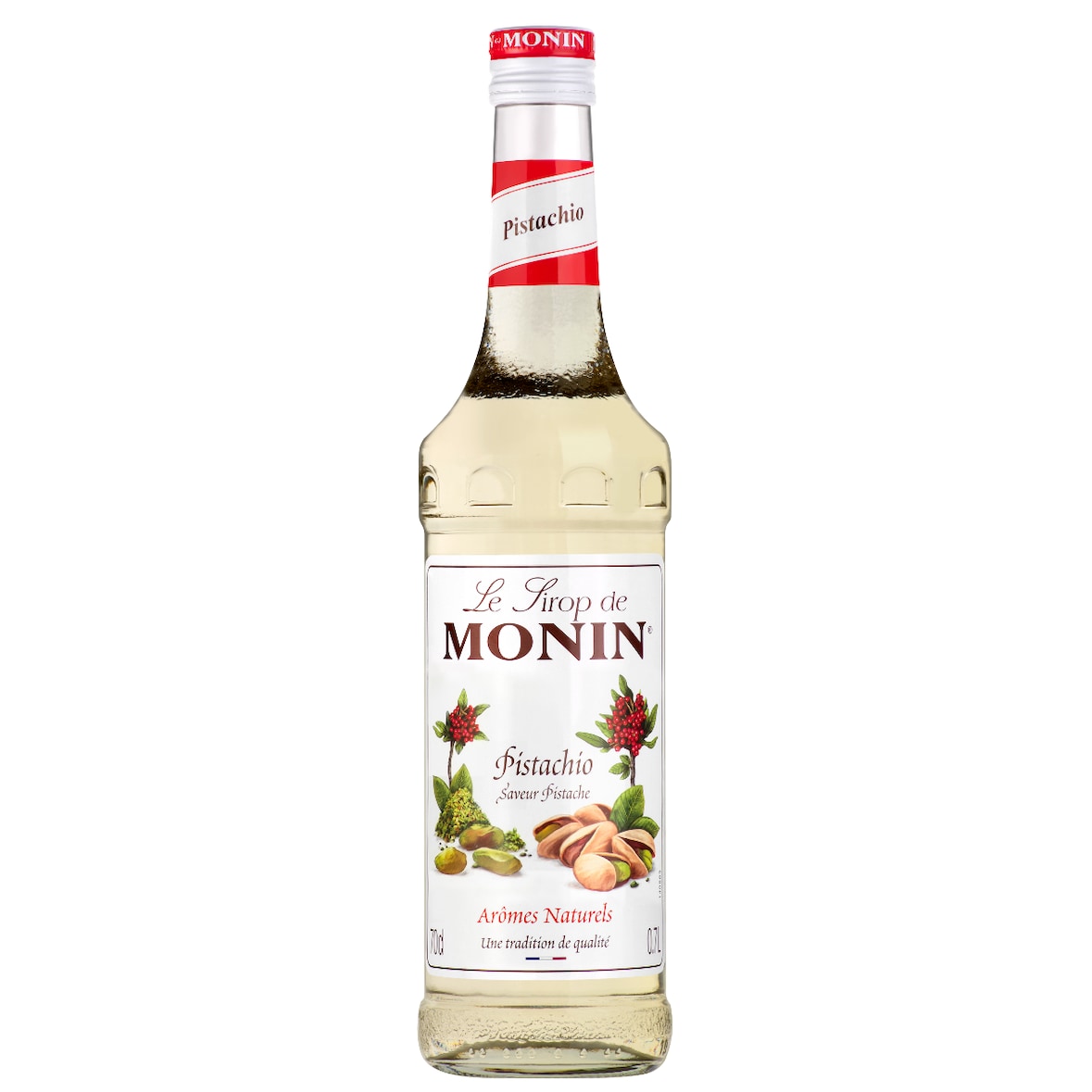 MONIN - Sirop Saveur Pistache 70 cl pous cocktails, boissons chaudes ou thés glacés