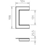 thumbnail of OBO Bettermann Wandabschlussblende G-AWAO90130RW 6278890