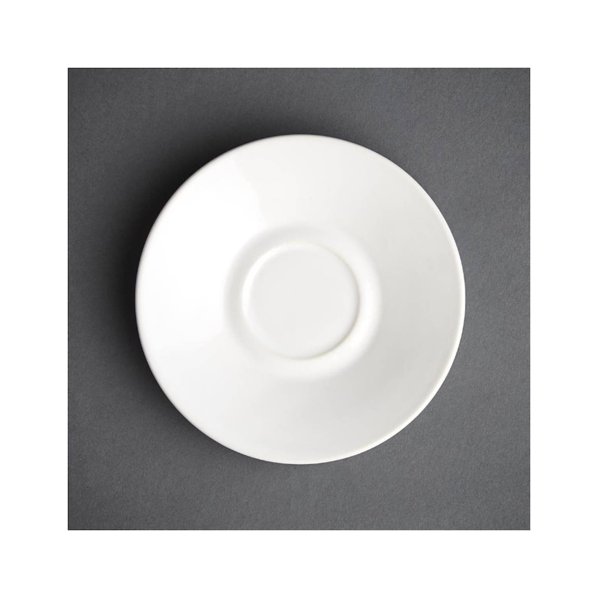 Piattino per tazza espresso bianco x 12 Gres OLYMPIA