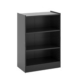 thumbnail of COSTWAY Librería Estantes de pie de 3 niveles Estante con estantes ajustables para salón dormitorio estudio 30 x 50 x 75 cm Negro