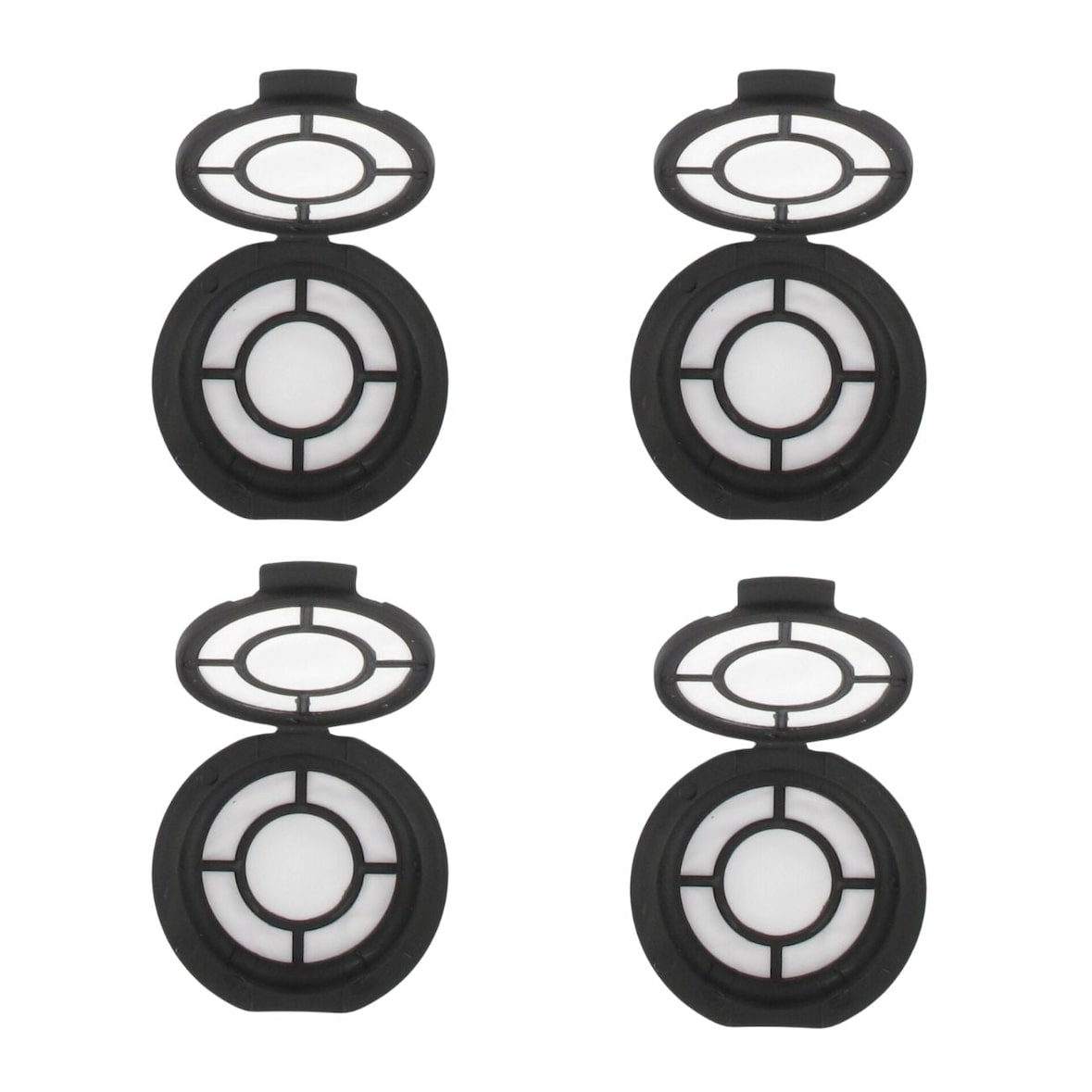 Juego de 4 cápsulas de café reutilizables compatibles con Senseo, Fackelmann Breakfast