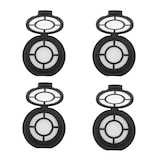 thumbnail of Juego de 4 cápsulas de café reutilizables compatibles con Senseo, Fackelmann Breakfast