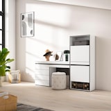 thumbnail of Scarpiera, Mobile Salvaspazio, 187x35x145cm, Camera da letto, Cassettiera, Tavolo da toeletta, Stile moderno, Bianco _ 459_6