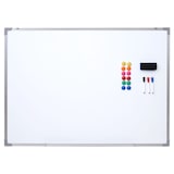 thumbnail of Whiteboard HWC-C84, Magnettafel Memoboard Pinnwand, inkl. Zubehör ~ 110x80cm