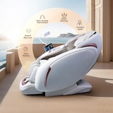 thumbnail of Massagesessel, Zero Gravity Funktion,Bluetooth und Heizung,Massagestuhl Relaxsessel mit Wärmefunktion,Massagestuhl mit SL-Schiene weiß【GH-L11】