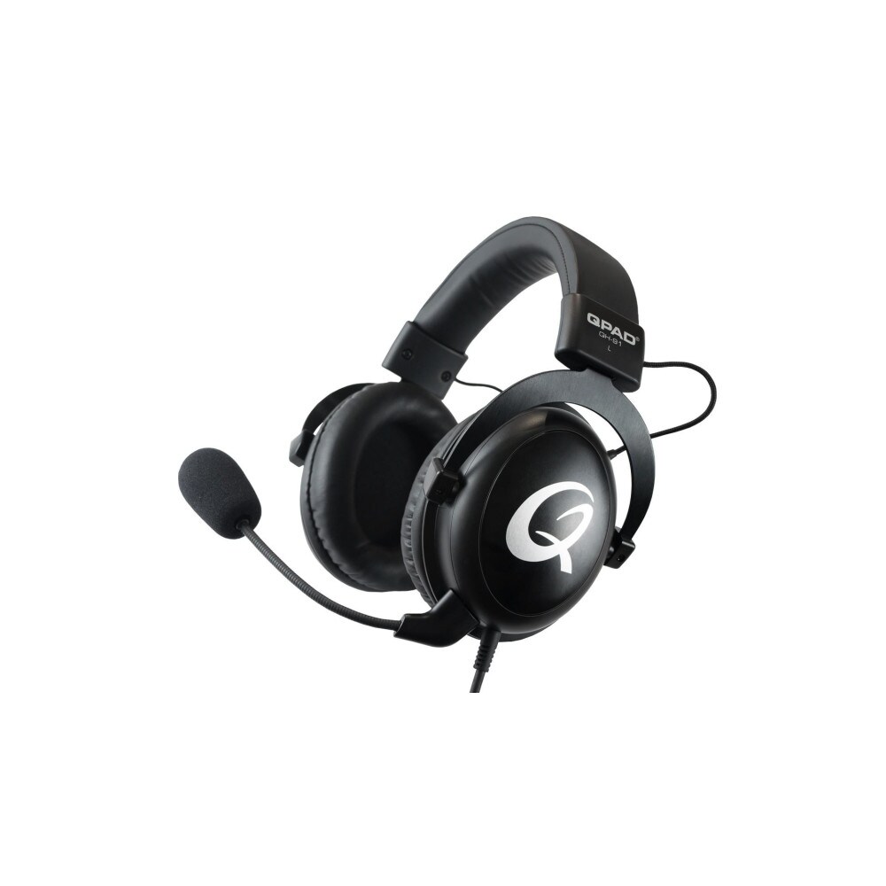 Qpad QH-91 Gaming Premium Headset, Hi-Fi 53mm Schwarz