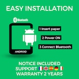 thumbnail of Imprimante application Uber Eats Android Bluetooth ticket cuisine 80mm