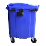 thumbnail of Contenedor de Basura Azul 1000 litros 4 Ruedas