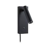 thumbnail of Paulmann LED Wandleuchte 3-Step-Dim Hulda USB C   3000K 130lm 230V 2,5W dimmbar Schwarz matt 71109