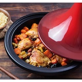 thumbnail of Tajine en fonte H-class 27 cm -  Rouge Rond Fonte émaillée Ibili 27.00x27.00 cm