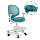 thumbnail of Kinderstuhl / Kinderschreibtischstuhl KID ERGO mitwachsend Stoff/Netzstoff blau hjh OFFICE
