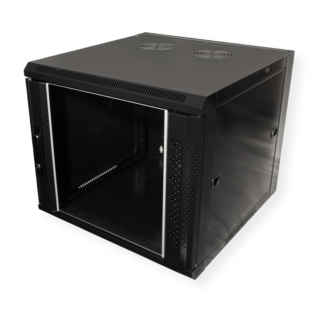 VALUE Wandbehuizing 6 HE (HxBxD) 368x570x450 mm, zwart