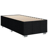 thumbnail of vidaXL Boxspringbett mit Matratze Schwarz 90x190 cm Stoff
