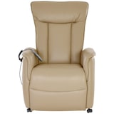 thumbnail of Fernsehsessel mit Aufstehhilfe, Relaxsessel mit Liegefunktion, mit 2 Motoren, 120 kg belastbar, Leder/Kunstleder, Beige, Raburg Marie