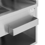 thumbnail of Royal Catering Mobile Cocktail-Station - 150 cm - Theke in Holzoptik - Eisbehälter - Flaschenhalter -