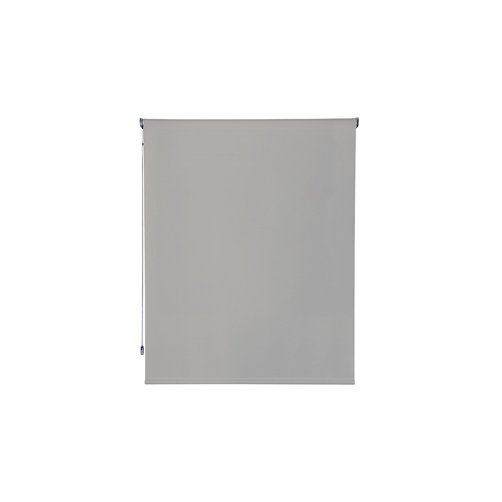 Rocada cortina enrollable 100cm largo x 180cm alto  - cortina color perla lino con mecánico gris