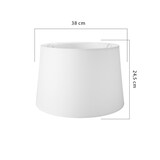 thumbnail of Paralume Deco MDL3011 in tessuto rosso